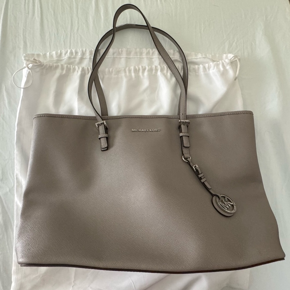 Michael Kors Taupe Tote Bag